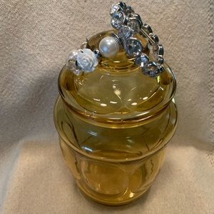 Silver tone rhinestone bracelet and pearl bracelet